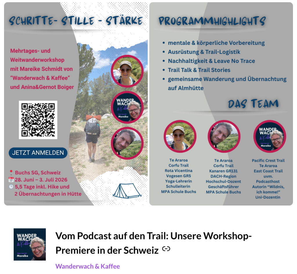 Schritte. Stille. Stärke.